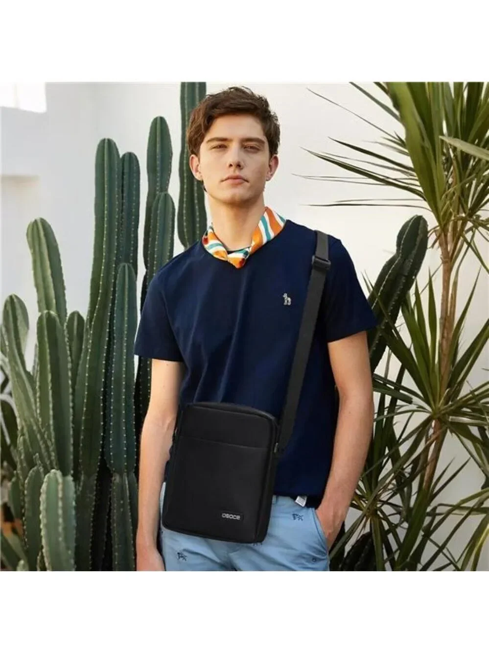 Water Resistant Messenger Bag for Men Crossbody Shoulder Bag Business Office Tra